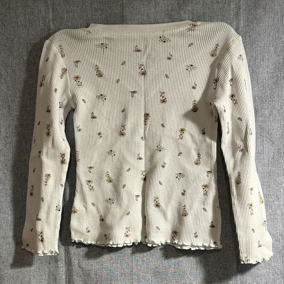 Kids Cream Long Sleeve Tee with 'Love Always' Print - Picture 6 of 7